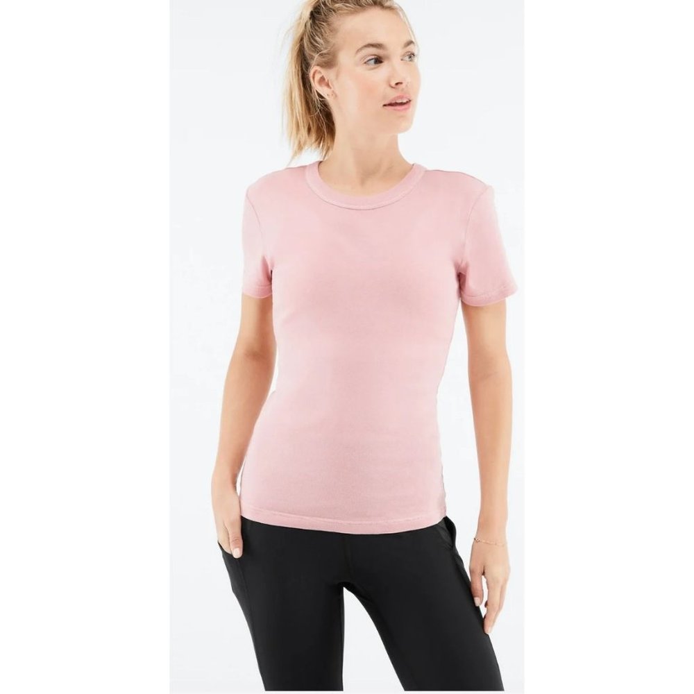 Fabletics Tinsley S/S Tee Get to Know Me NWT